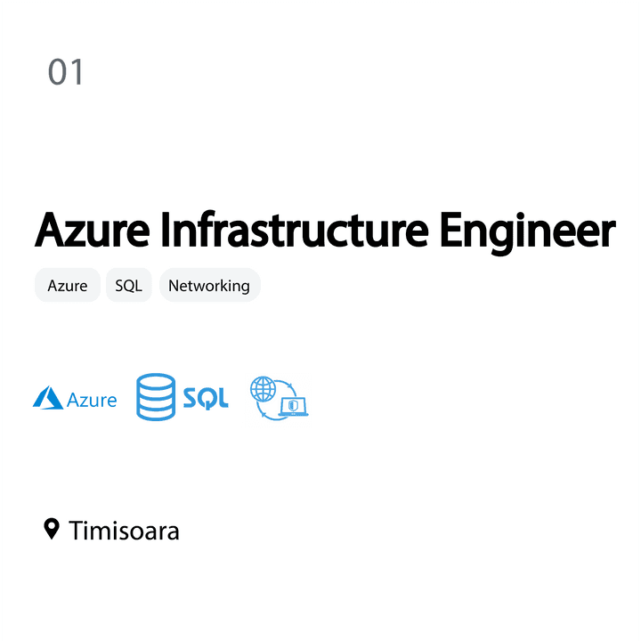 Azure Infrastructure Engineer in Timisoara